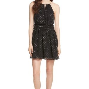 Joie High Neck Silver Speckled Althia Dress